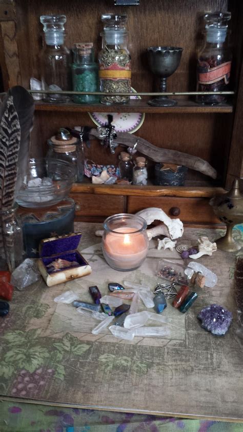 Wiccan magical workspace
